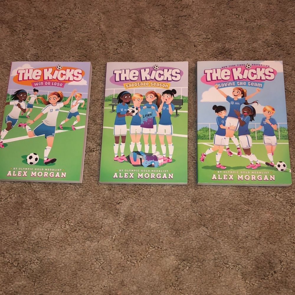 Alex Morgan’s books. “The Kicks”